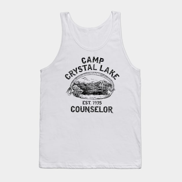 Camp Crystal Lake Vintage Tank Top by rembo